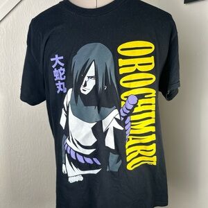 Naruto Classic Orochimaru - Black Tee - Mens - Size L Unisex Anime Manga